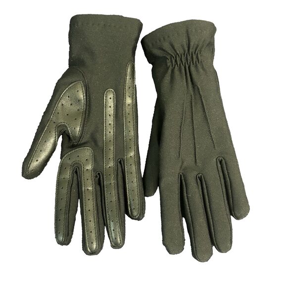 ISOTONER Black Gloves Womens Sz S/M Lined Touch Screen 3 Draw Stretch Thinsulate - Picture 1 of 10